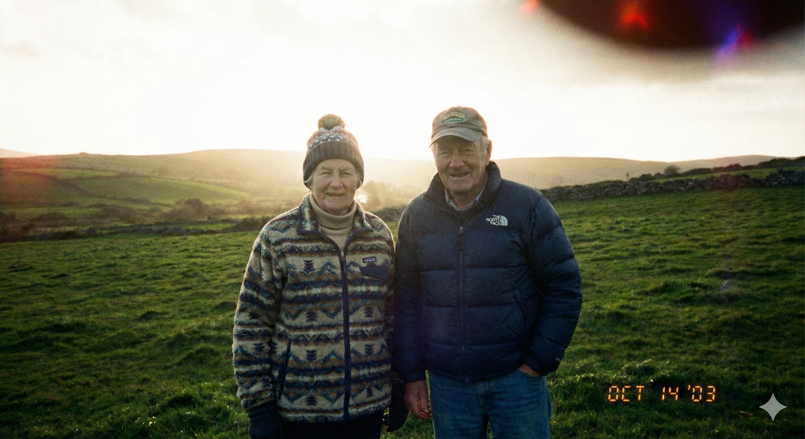 Happy Landowners — Visiting their plot in the Irish countryside
